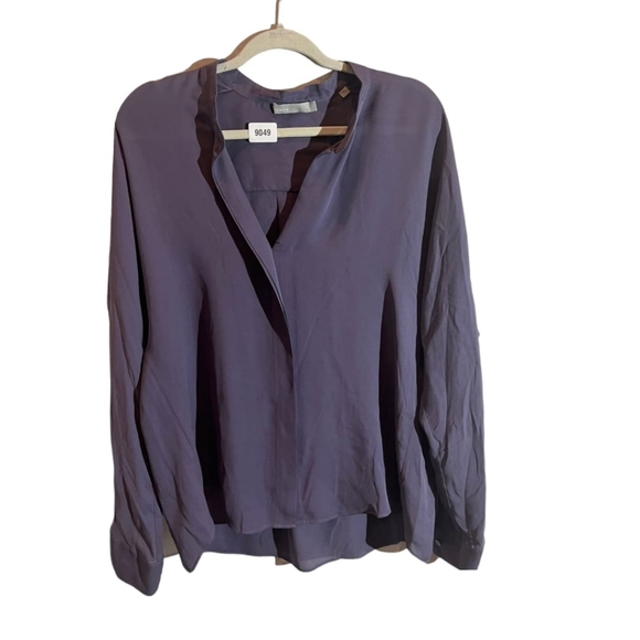 Vince Tops - Vince Women's Dolman Sleeve Plum 100% Silk Purple Top Size 10